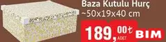 BAZA KUTULU HURÇ 50X19X40 CM